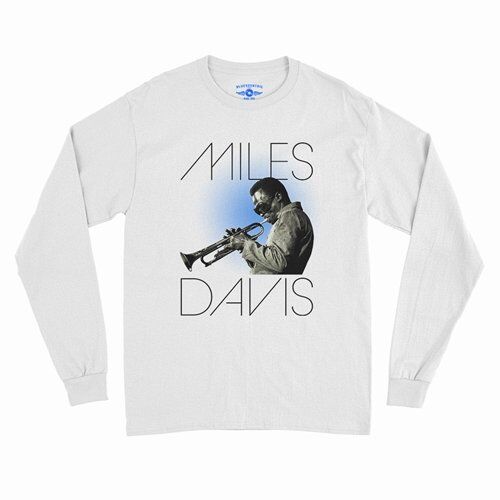 Graphic Miles Davis Blue Aura Long Sleeve T-Shirt