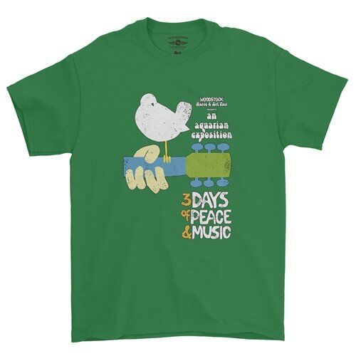 Woodstock Festival Poster T-Shirt - Classic Heavy Cotton