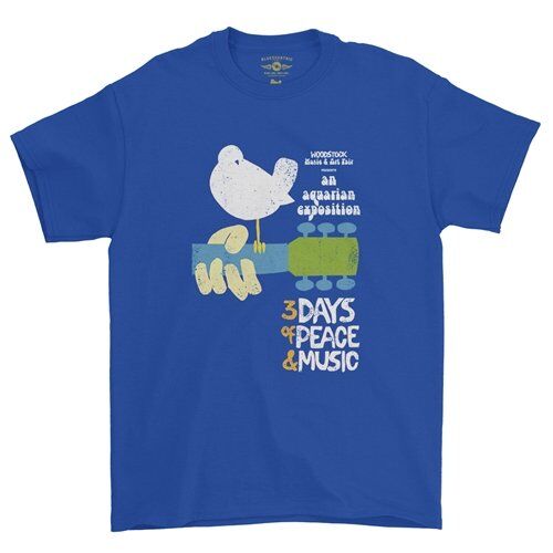 Woodstock Festival Poster T-Shirt - Classic Heavy Cotton