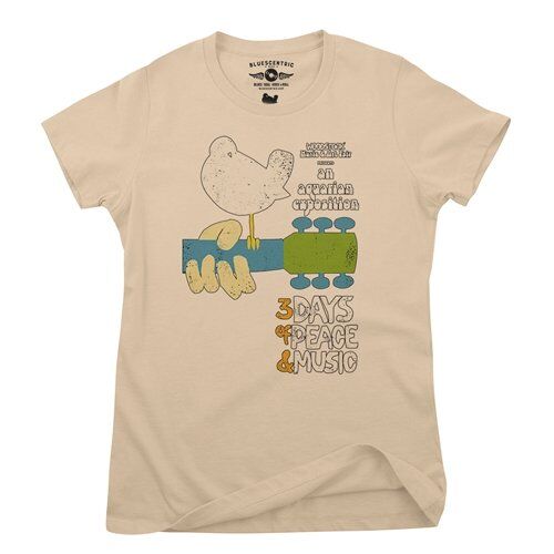 Woodstock Festival Poster Ladies T Shirt - Relaxed Fit