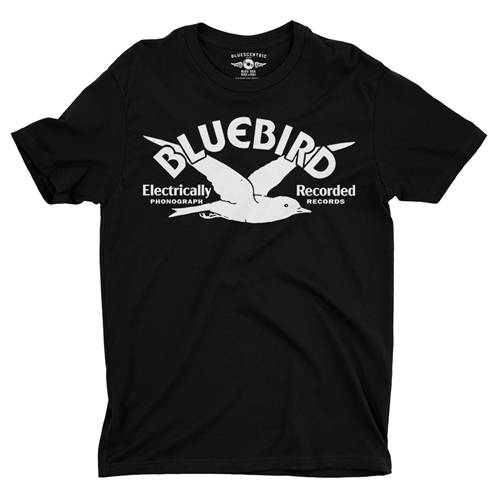 Bluebird Records Logo T-Shirt - Lightweight Vintage Style