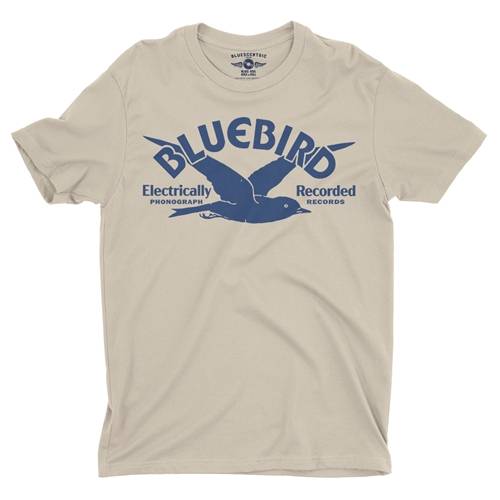 Bluebird Records Logo T-Shirt - Lightweight Vintage Style