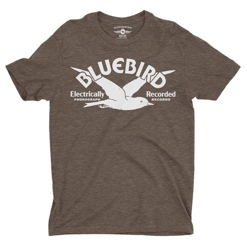 Bluebird Records Logo T-Shirt - Lightweight Vintage Style