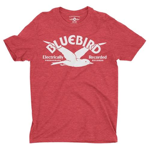Bluebird Records Logo T-Shirt - Lightweight Vintage Style