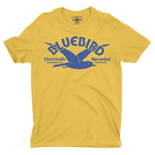 Bluebird Records Logo T-Shirt - Lightweight Vintage Style