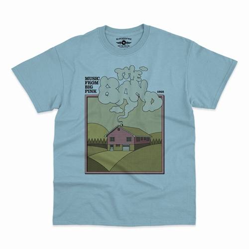 The Band Smokey Big Pink T-Shirt - Classic Heavy Cotton