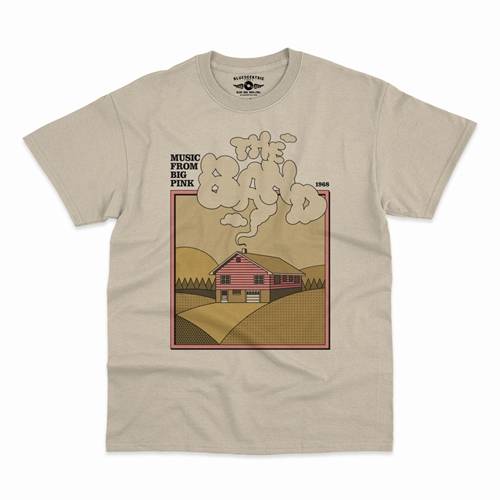 The Band Smokey Big Pink T-Shirt - Classic Heavy Cotton