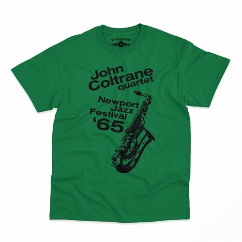 John Coltrane at Newport Jazz Festival T-Shirt - Classic Heavy Cotton