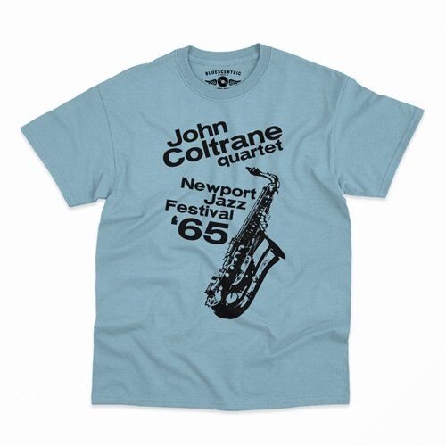 John Coltrane at Newport Jazz Festival T-Shirt - Classic Heavy Cotton