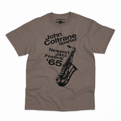 John Coltrane at Newport Jazz Festival T-Shirt - Classic Heavy Cotton
