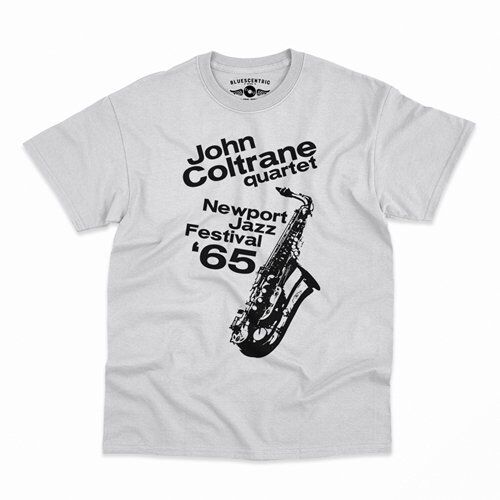 John Coltrane at Newport Jazz Festival T-Shirt - Classic Heavy Cotton