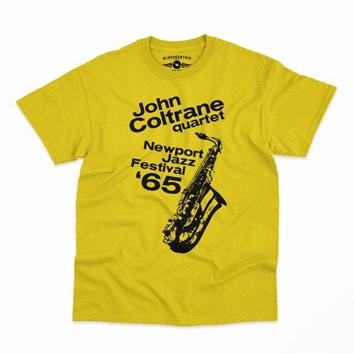 John Coltrane at Newport Jazz Festival T-Shirt - Classic Heavy Cotton