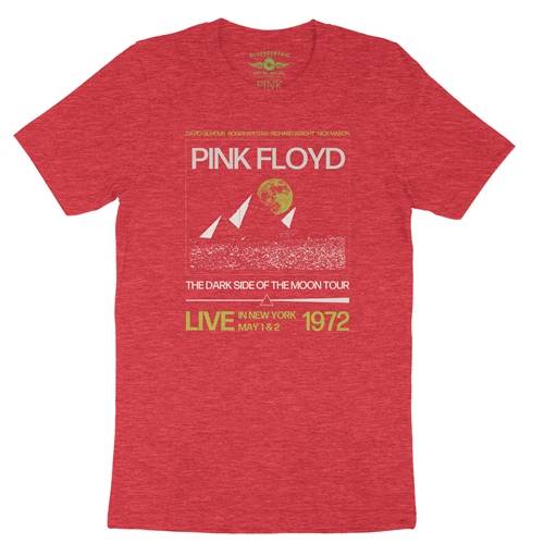 Pink Floyd 1972 Tour T-Shirt - Lightweight Vintage Style