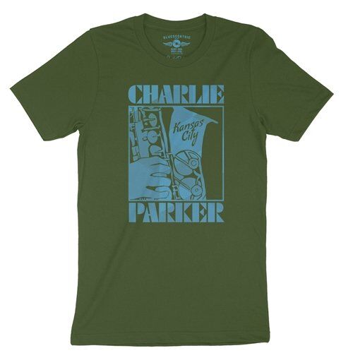 Charlie Parker Kansas City Mosaic T-Shirt - Lightweight Vintage Style