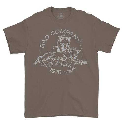Bad Company 1976 Tour T-Shirt - Classic Heavy Cotton