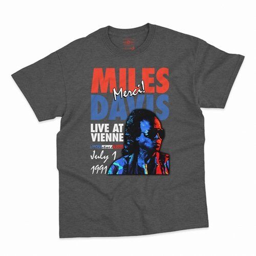 Miles Davis Live in France Vintage Concert T-Shirt - Classic Heavy Cotton