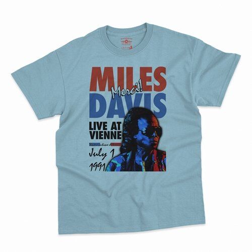 Miles Davis Live in France Vintage Concert T-Shirt - Classic Heavy Cotton