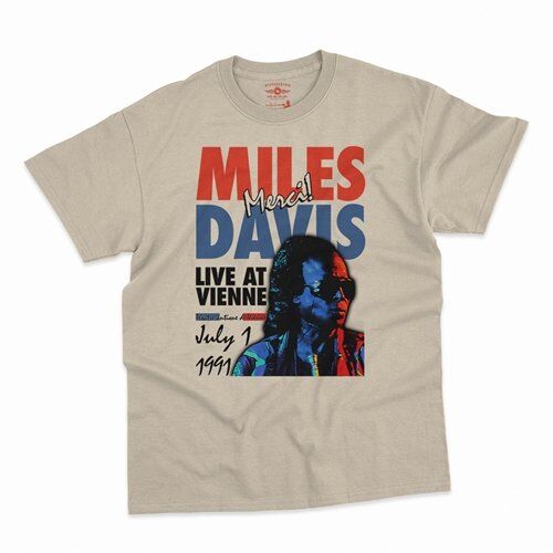 Miles Davis Live in France Vintage Concert T-Shirt - Classic Heavy Cotton