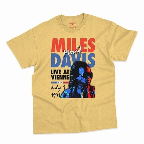 Miles Davis Live in France Vintage Concert T-Shirt - Classic Heavy Cotton