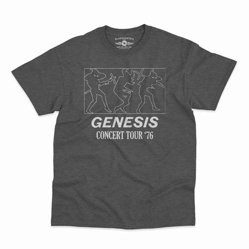 Genesis Concert Tour '76 T-Shirt - Classic Heavy Cotton