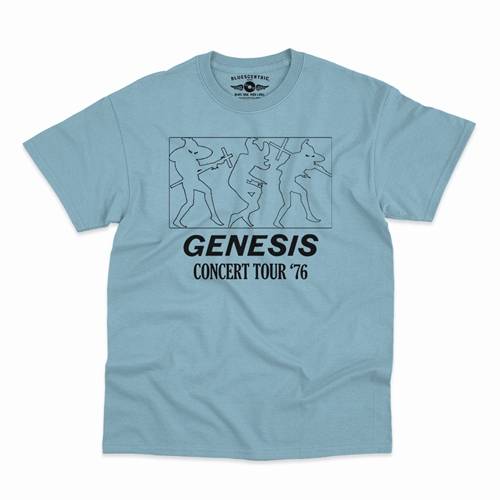 Genesis Concert Tour '76 T-Shirt - Classic Heavy Cotton