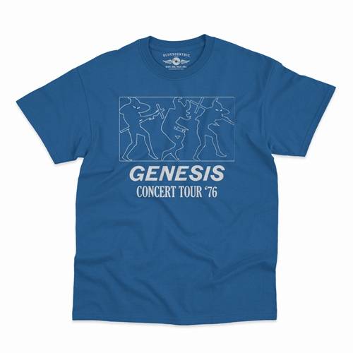 Genesis Concert Tour '76 T-Shirt - Classic Heavy Cotton