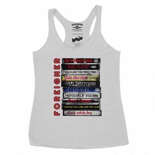 Foreigner Tape Stack Racerback Tank - Women's