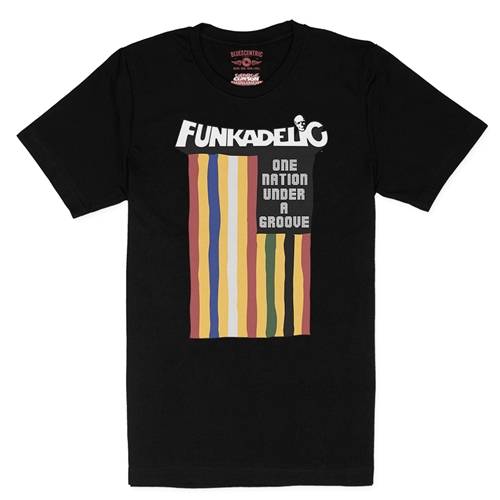 Funkadelic One Nation Under a Groove Flag T-Shirt - Lightweight Vintage Style