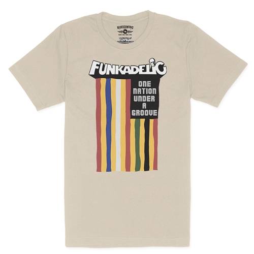 Funkadelic One Nation Under a Groove Flag T-Shirt - Lightweight Vintage Style