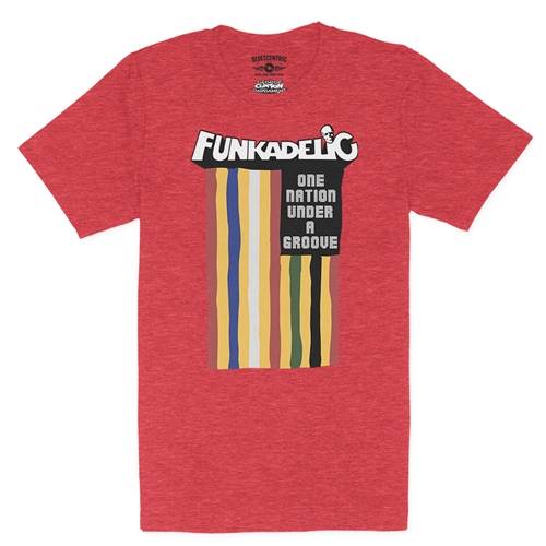 Funkadelic One Nation Under a Groove Flag T-Shirt - Lightweight Vintage Style