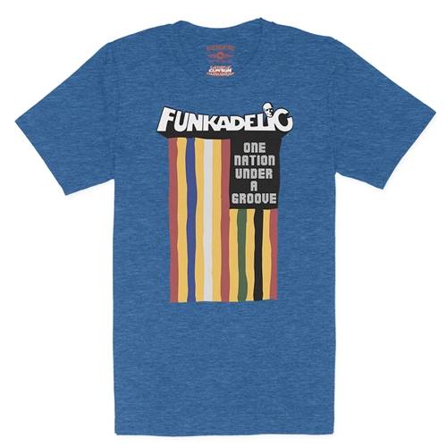 Funkadelic One Nation Under a Groove Flag T-Shirt - Lightweight Vintage Style