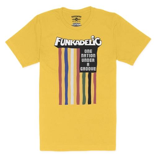 Funkadelic One Nation Under a Groove Flag T-Shirt - Lightweight Vintage Style