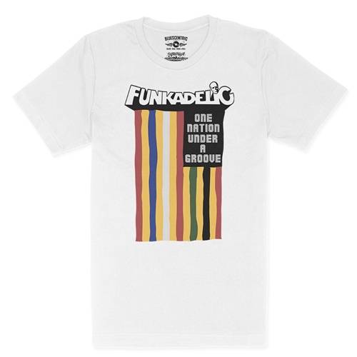 Funkadelic One Nation Under a Groove Flag T-Shirt - Lightweight Vintage Style