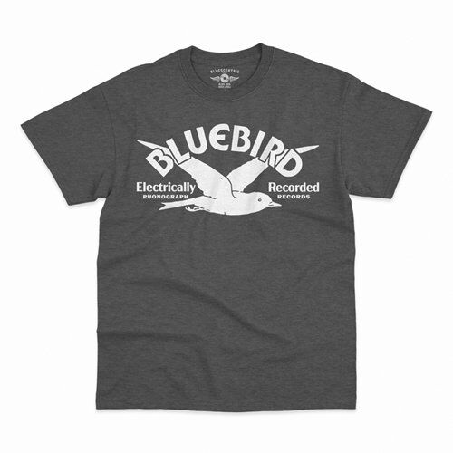 Bluebird Records Logo T-Shirt - Classic Heavy Cotton