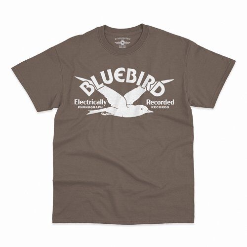 Bluebird Records Logo T-Shirt - Classic Heavy Cotton