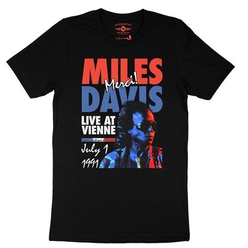 Miles Davis Live in France Vintage Concert T-Shirt - Lightweight Vintage Style