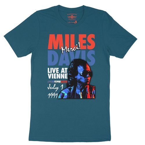 Miles Davis Live in France Vintage Concert T-Shirt - Lightweight Vintage Style