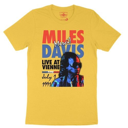 Miles Davis Live in France Vintage Concert T-Shirt - Lightweight Vintage Style
