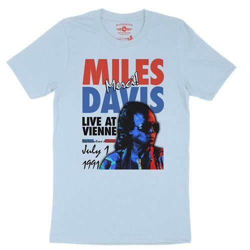 Miles Davis Live in France Vintage Concert T-Shirt - Lightweight Vintage Style