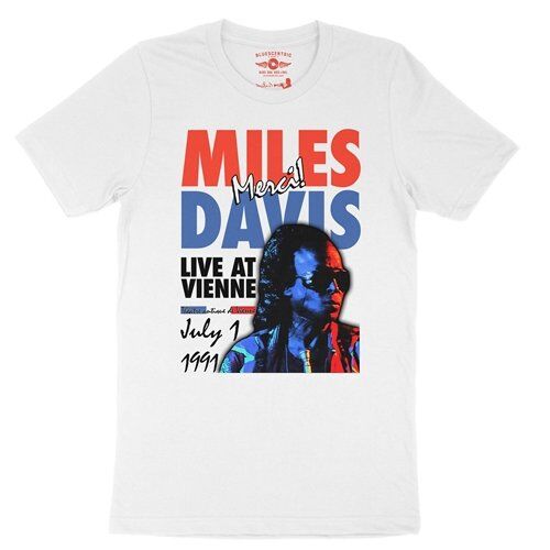Miles Davis Live in France Vintage Concert T-Shirt - Lightweight Vintage Style