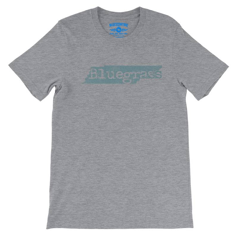 Tennessee Bluegrass T-Shirt - Lightweight Vintage Style - Athletic Heather