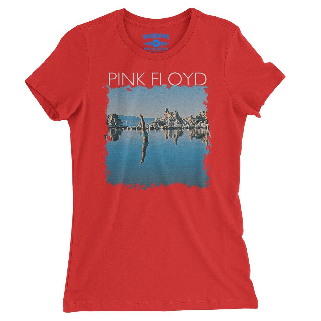 Pink Floyd WYWH Diver Ladies T-Shirt - Relaxed Fit - Red
