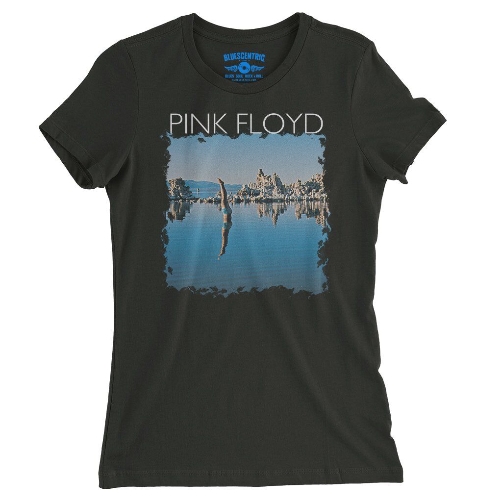 Pink Floyd WYWH Diver Ladies T-Shirt - Relaxed Fit - Vintage Black
