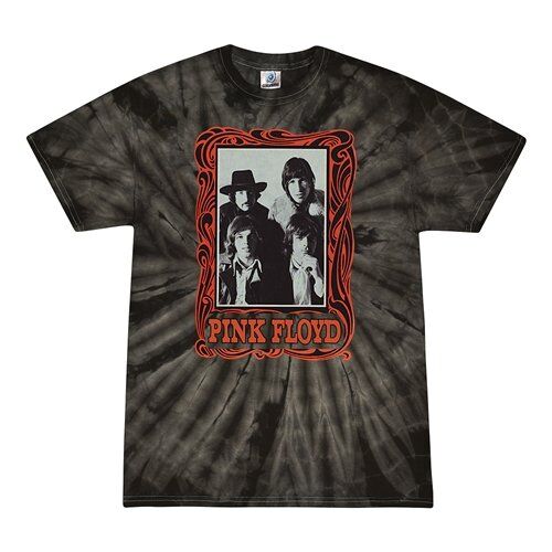 Pink Floyd Psychedelic Frame Tie-Dye T-Shirt – Black – Bluescentric