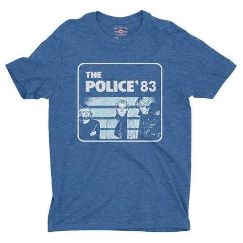 The Police '83 T-Shirt – Lightweight Vintage Style – Bluescentric