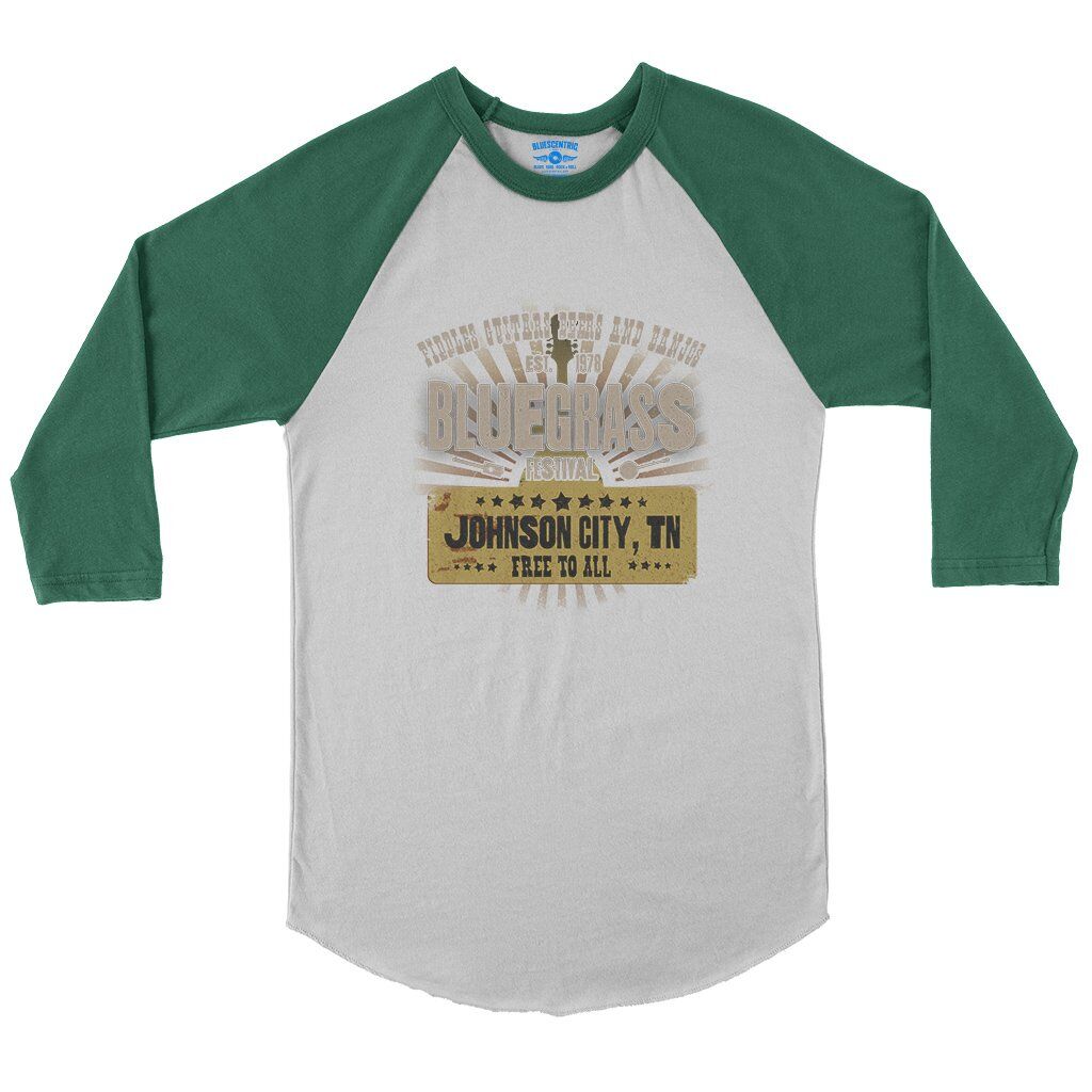 Bluegrass Festival Baseball T-Shirt in default