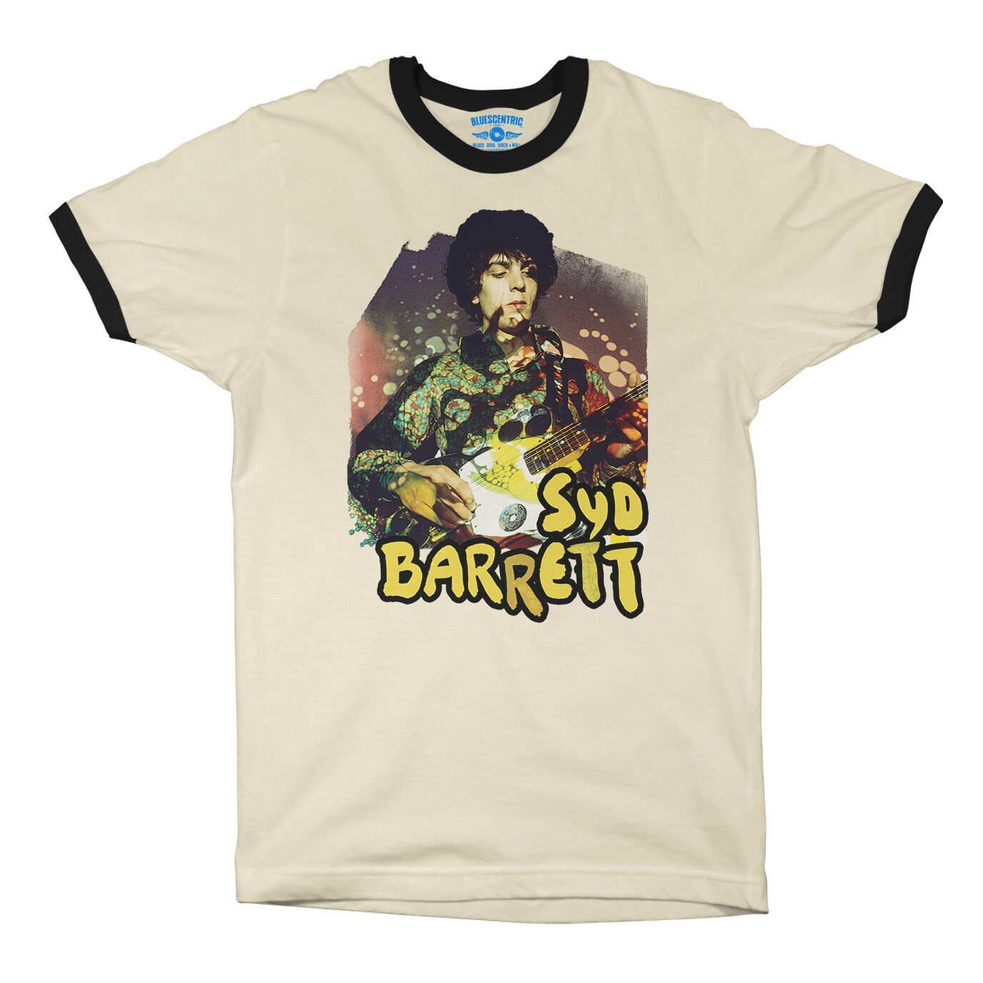 Psychedelic Syd Barrett Ringer T-Shirt in default