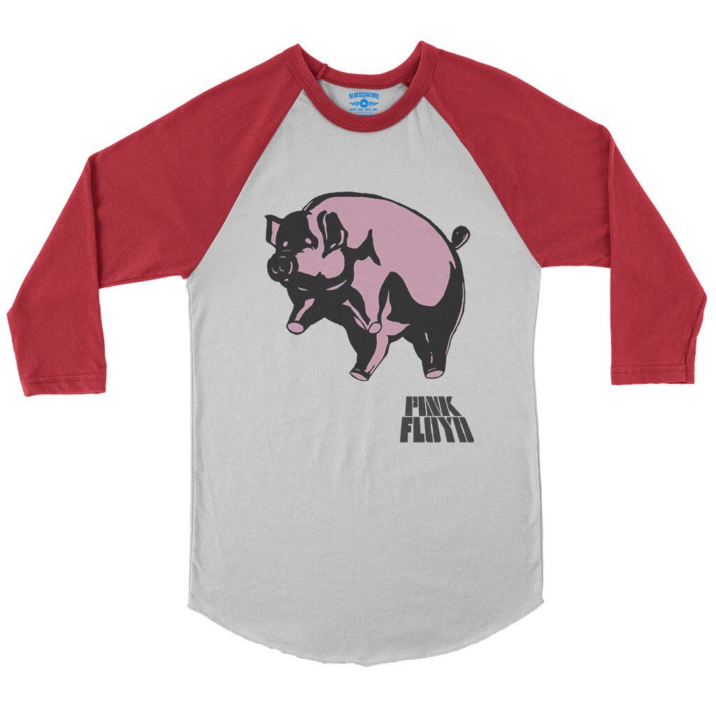 Pink Floyd Algie Pig Baseball T-Shirt in default