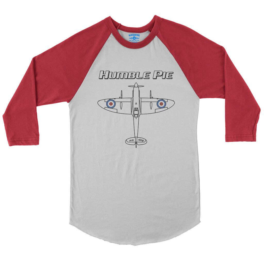 Humble Pie Victory Baseball T-Shirt in White Red