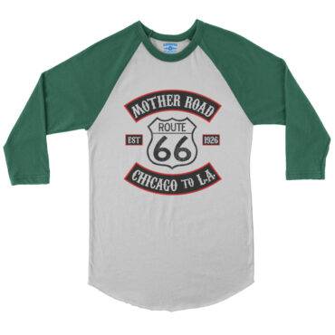 Route 66 Mother Road Baseball T-Shirt